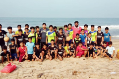 Football camp at Calicut Beach